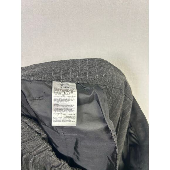 Woman's Old Navy Dress Pants Black Straight Ankle -Size 12 Tall Career - Picture 9 of 11